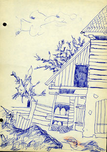 UNTITLED - Ball Pen / Paper (29x21) 1973