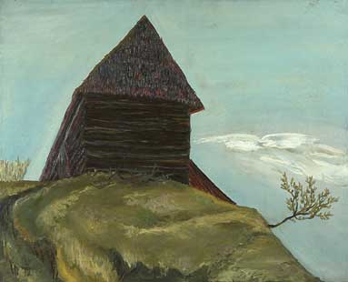 SHED - Oil/Canvas (81x65) 1972