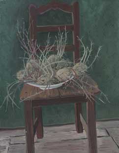 GERMINATED POTATOES V - Oil/Canvas (65x50) 1981