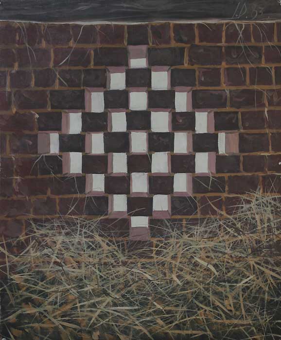 SHED WINDOW II - Oil/Canvas (50x41) 1983