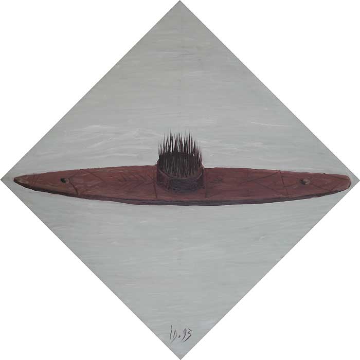 CARD I - Oil/Canvas (50x50) 1993