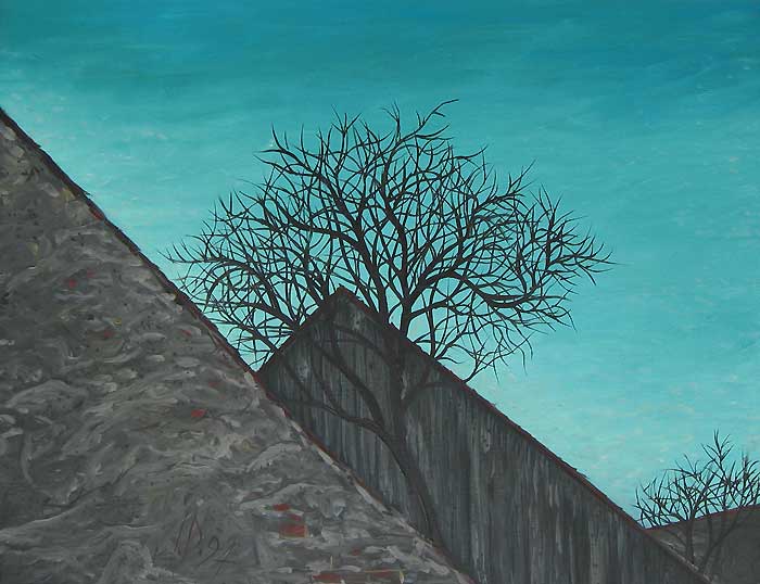 ROOFS - Oil/Canvas (50x65) 1994