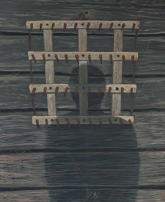 HARROW - Oil/Canvas (100x81) 1995