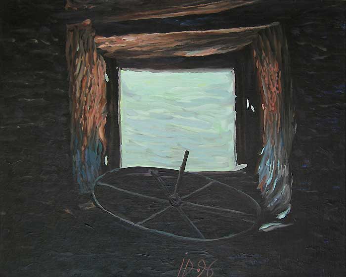 WINDOW III - Oil/Canvas (40x50) 1996