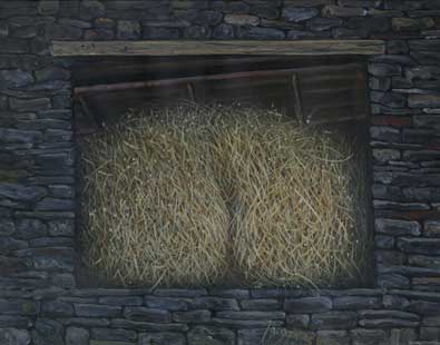 LOFT WITH HAY - Oil/Canvas (50x65) 1997