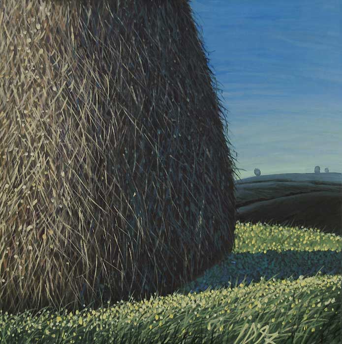 HAYSTACK - Oil/Canvas (49x49) 1997