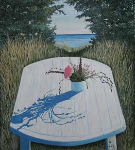 STILL LIFE TRELEBORG - Oil/Canvas (70x62) 1997