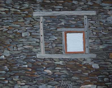 WINDOW - Oil/Canvas (27x35) 1998